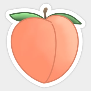 Kawaii peach Sticker